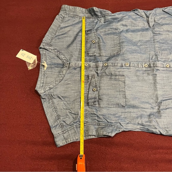 Denim shirt dress NWT - Picture 8 of 10